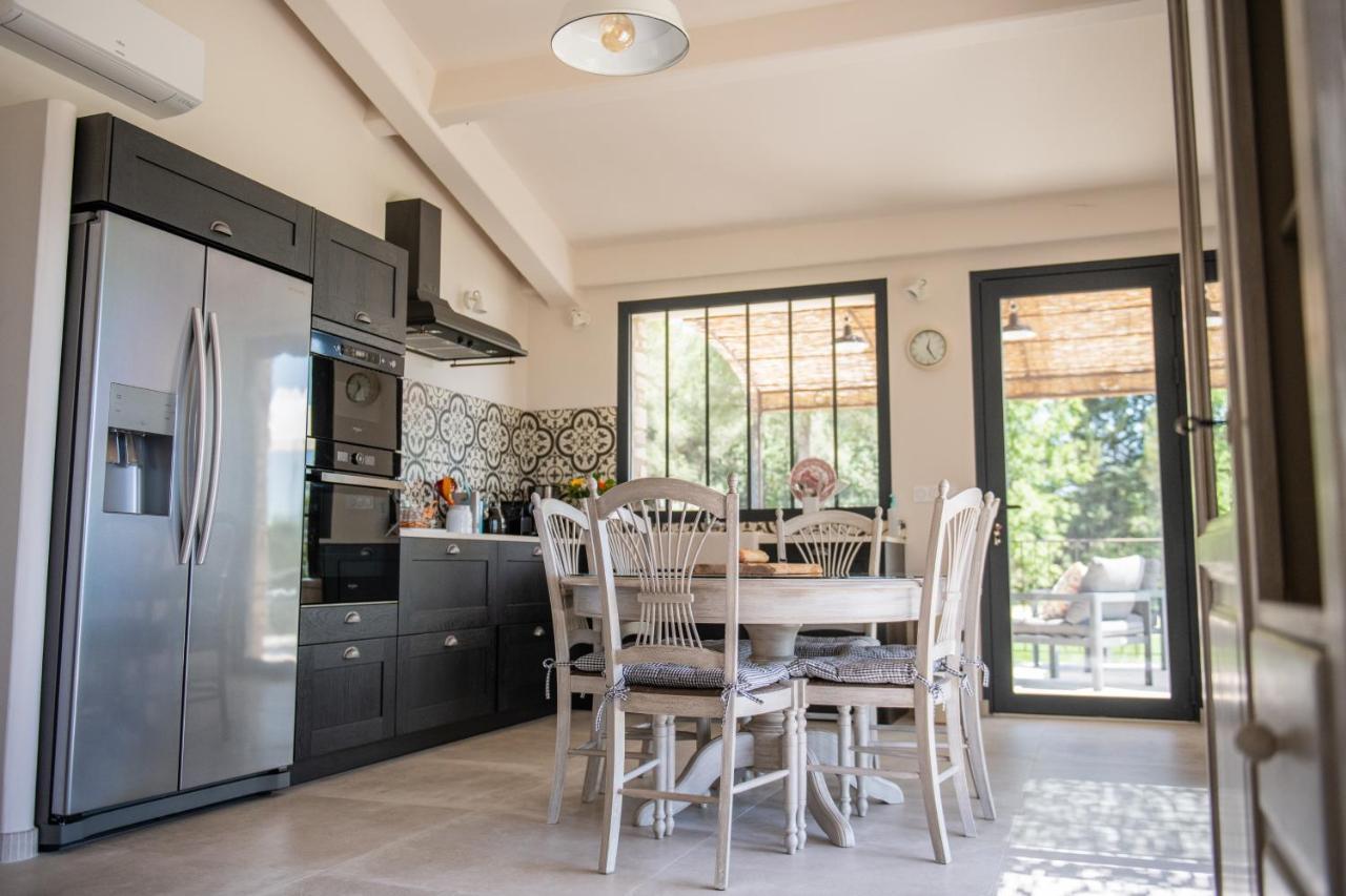 Bastide Toujours Dimanche, Maison De Vacances Avec Vue & Piscine Privee Gordes Exterior photo