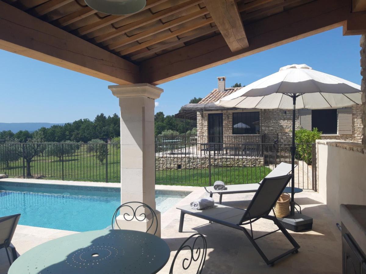 Bastide Toujours Dimanche, Maison De Vacances Avec Vue & Piscine Privee Gordes Exterior photo