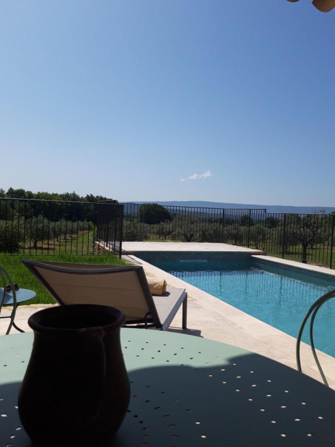 Bastide Toujours Dimanche, Maison De Vacances Avec Vue & Piscine Privee Gordes Exterior photo